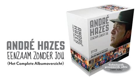 andre hazes eenzaam zonder jou het complete albumoverzicht  cd box dubman home entertainment