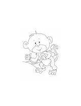 Coloring Ape Pages Angry Baby sketch template