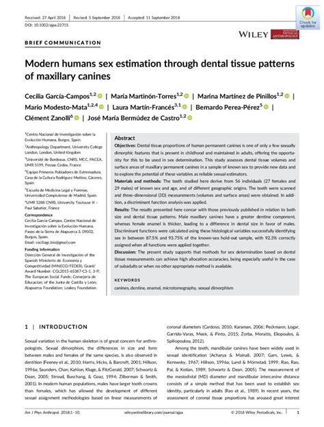 modern humans sex estimation through dental tissue patterns of