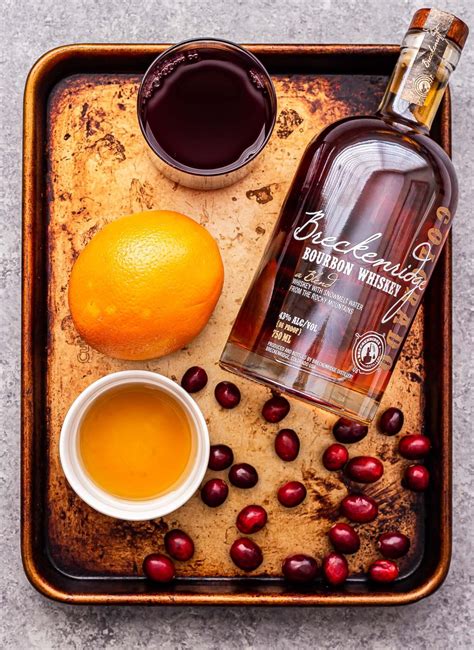 cranberry orange bourbon cocktail recipe runner