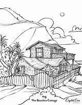 Coloring Pages Beach Newport Cove Conservancy Crystal Courtesy sketch template