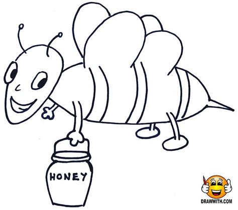honey bee coloring pages  kids  includes  color