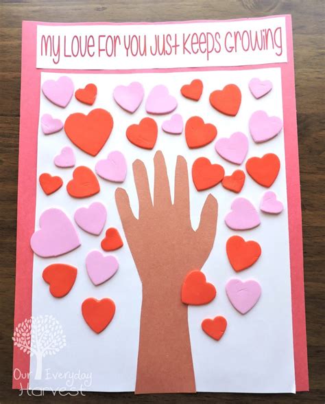 fun  easy preschool valentines day art project