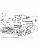 Harvester sketch template