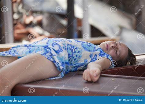 unconscious woman after accident royalty free stock images image