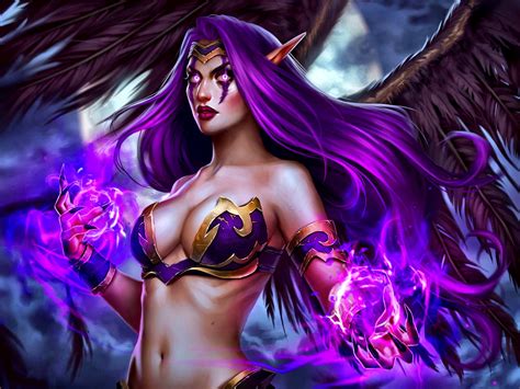Fantasy Art Morgana League Of Legends Sexy Wallpapers Hd Desktop