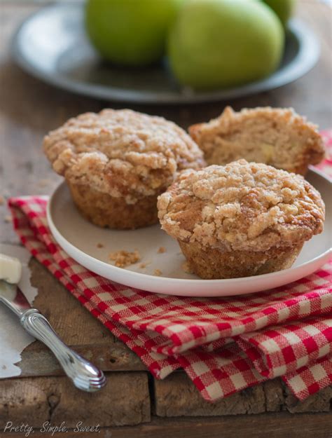 Apple Crumb Muffins Pretty Simple Sweet