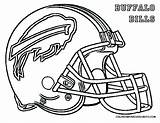 Coloring Nfl Pages Helmet Football Logo Teams Buffalo College Printable Sports Logos Outline Helmets Drawing Cowboys Colts Dallas Bay Green sketch template