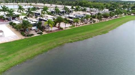cypress trail rv resort  fort myers florida drone footage youtube