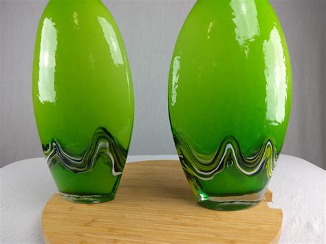 Hand Blown Glass Vases Murano Design Big 35 Cm Vroegeredagen Shop