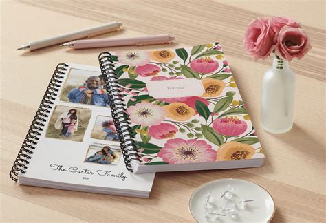 custom notebooks personalized journals vistaprint