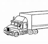 Trailer Truck Coloring Pages Livestock Drawing Coloringcrew Colorear Template Getdrawings Trucks sketch template