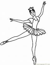 Ballet Popular sketch template