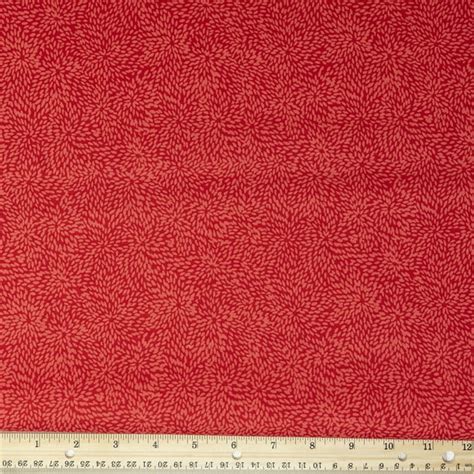 waverly inspirations cotton  burst red sewing fabric   yard walmartcom walmartcom