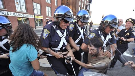 Boston Police Arrest 100 Protesters