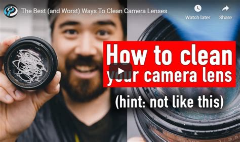 worst ways  clean camera lenses canon camera rumors