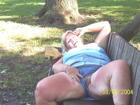 blonde bbw wife naked outdoors and more picture 2 uploaded by goodparts on