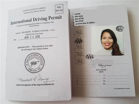 apply   international driving permit  week trips