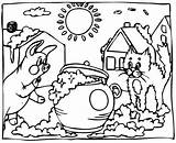 Magic Pot Porridge Coloring Kids Pages Story Mama Choose Board Worksheets sketch template