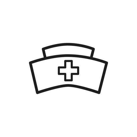 premium vector  nursing cap icon vector  nursing cap