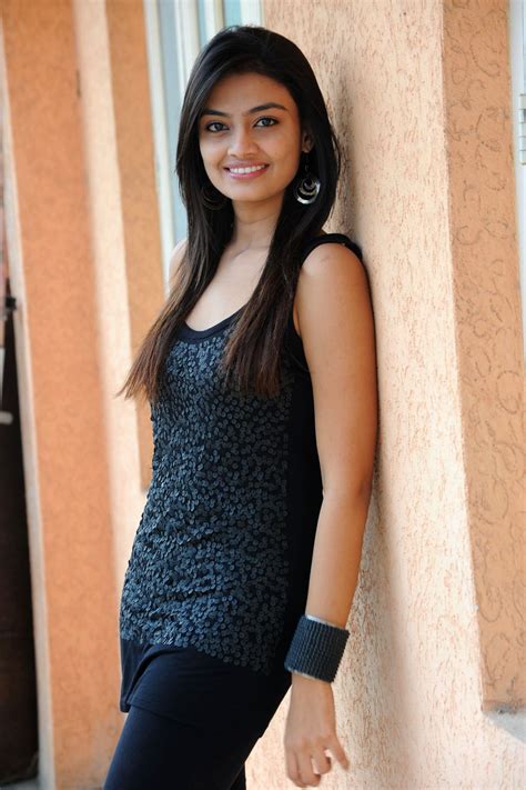 nikitha narayan cute in black 1 beautiful indian actress cute photos
