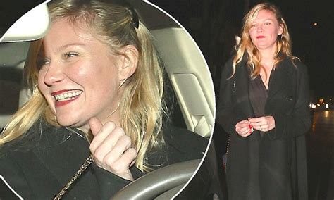 pregnant kirsten dunst looks positively glowing daily