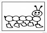 Caterpillar Coloring Pages Cute Drawing Butterfly Getdrawings A4 Templates Craft Print Used Kids Size Click sketch template