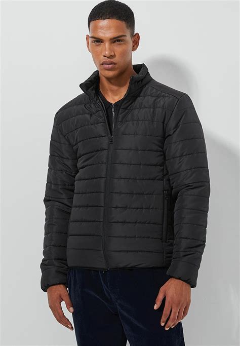 lightweight puffer jacket black superbalist jackets superbalistcom