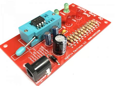 dual op amp tester kit  nightfire electronics llc