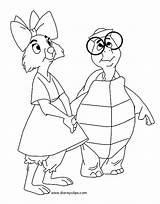 Robin Hood Coloring Pages Skippy Sis Disney Sir Toby Disneyclips Template Hiss sketch template