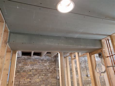 bulkhead drywall  flat remade