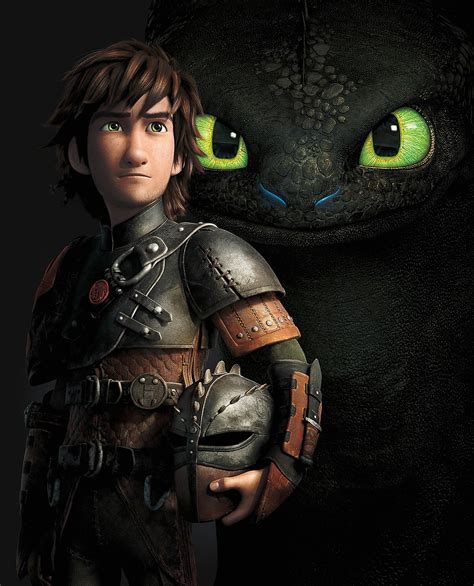 hiccup  toothless full poster
