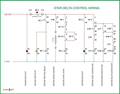 star to delta wiring diagram