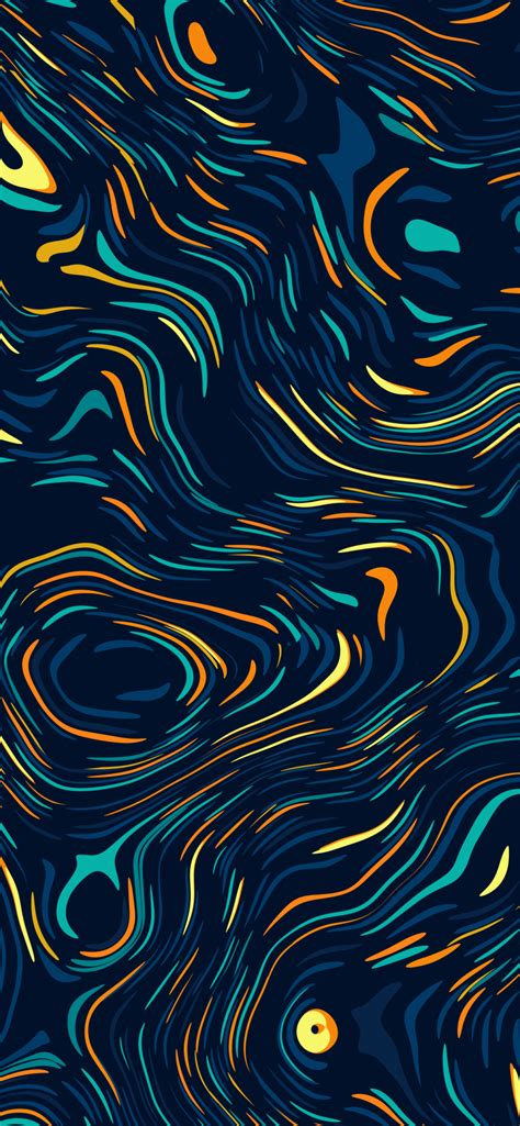 1242x2688 New Cool Swirl 4k Art Iphone Xs Max Wallpaper