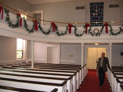 decorating church  christmas