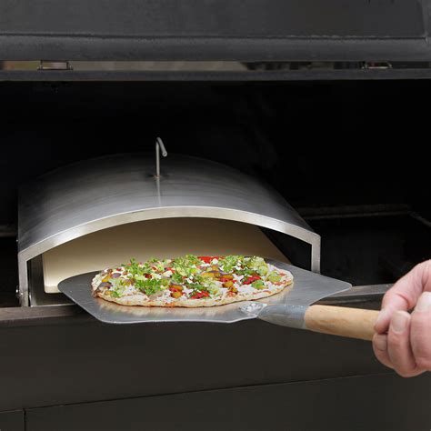 wood fired pizza attachment green mountain grills