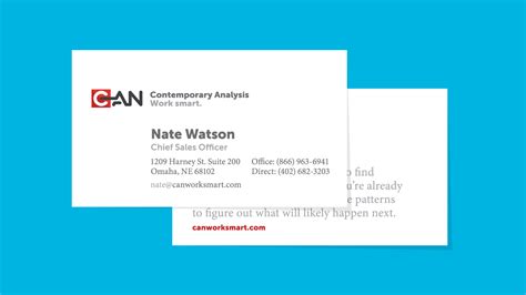 put   business card contemporary analysis