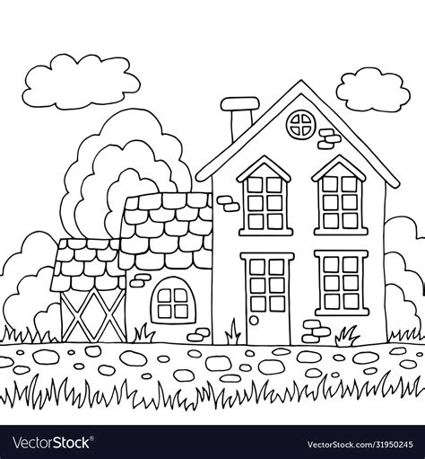 house coloring page blog wurld home design info