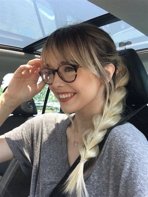 23 captivating hairstyles with bangs and glasses for women sheideas