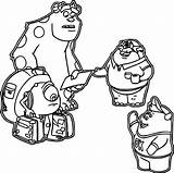 Monsters Squishy Sulley Wecoloringpage sketch template
