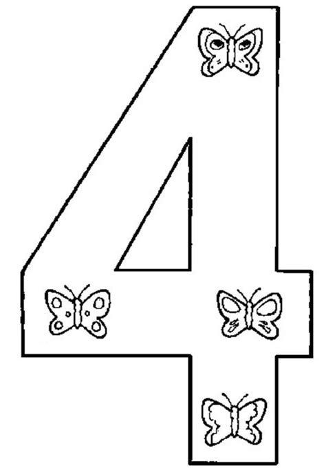 number  coloring pages