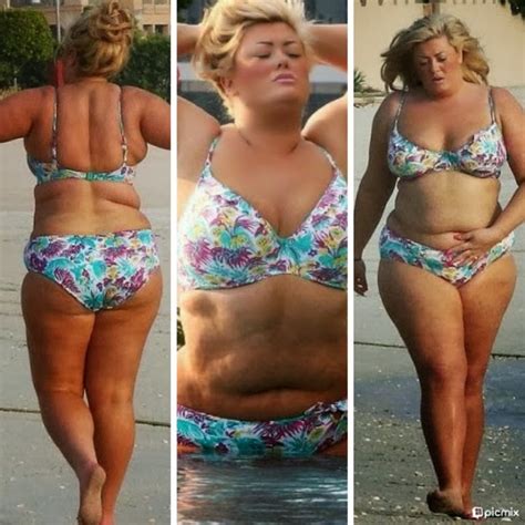 Fat And Fabolous Gemma Collins Shows Off Bikini Body ~ D