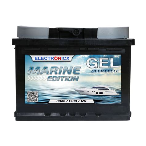 electronicx gel batterie ah marine edition