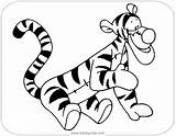 Tigger Coloring Pages Sitting Disney Disneyclips Down Funstuff sketch template