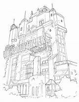 Hollywood Coloring Tower Terror Sign Pages Portland Comics Getdrawings Dr Who Would Illustrate Template sketch template