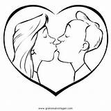 Bacio Kuss Kiss Disegni Malvorlagen Colorare Malvorlage Richiesti Ausmalen Menschen Personen Beliebt Misti Kategorien Gratismalvorlagen sketch template