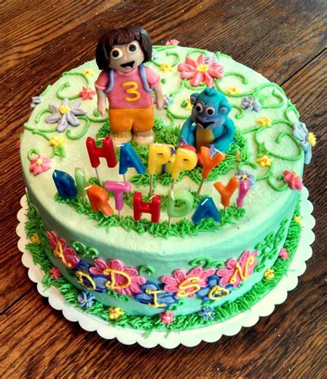 dora  explorer birthday cake ideas