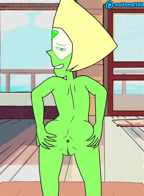 Rule 34 Anus Backside Green Skin Naked Peridot Steven Universe