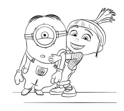 happy birthday minions coloring coloring pages