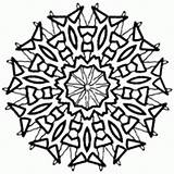 Coloring Kaleidoscope Pages Adults Popular Choose Board Coloringhome sketch template
